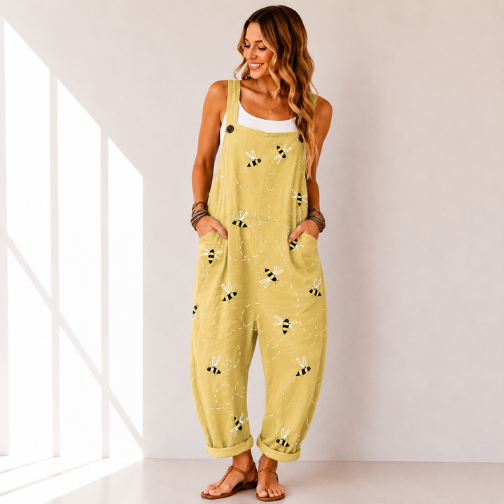 Honeybee Meadow Dungarees