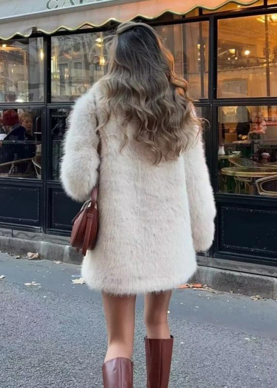 Women's Soft Faux Fur Winter Coat