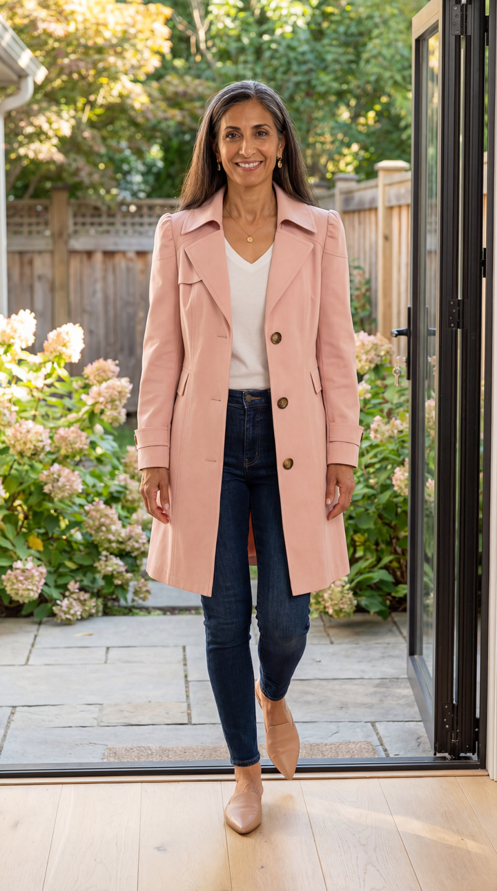 Women's Tailored Trench Coat – Timeless Style