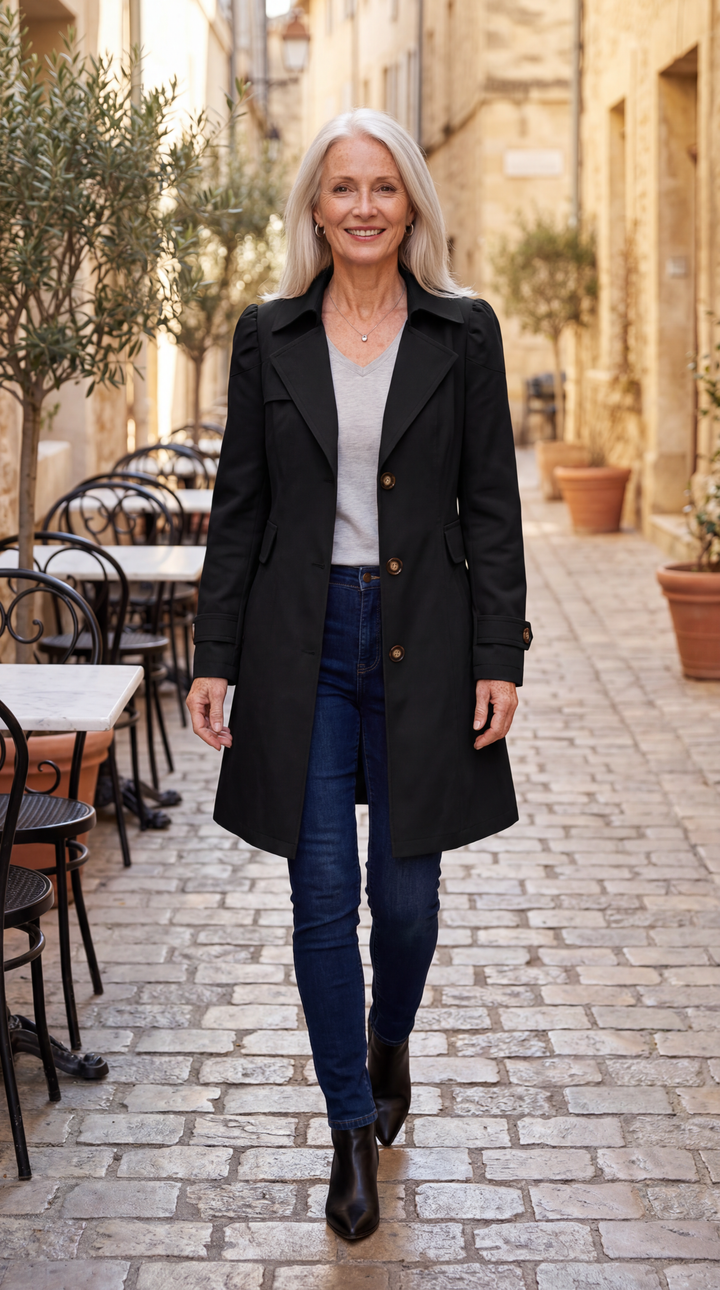 Women's Tailored Trench Coat – Timeless Style