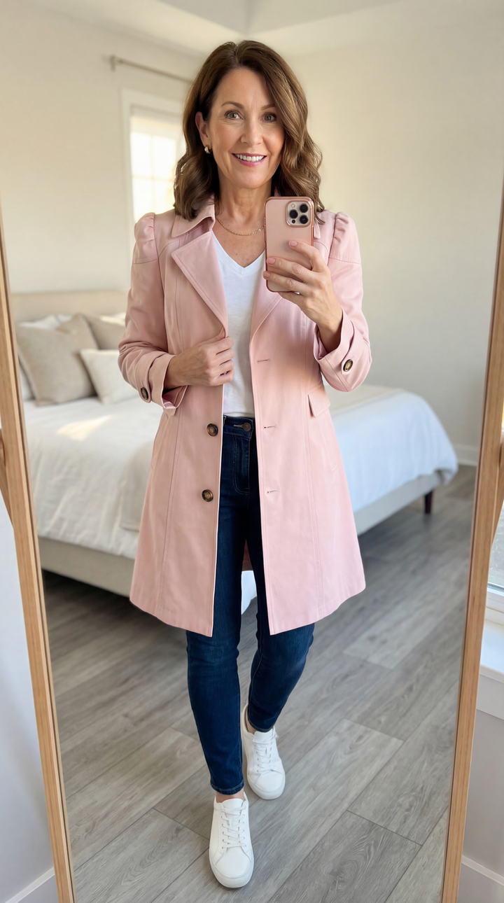 Women's Tailored Trench Coat – Timeless Style