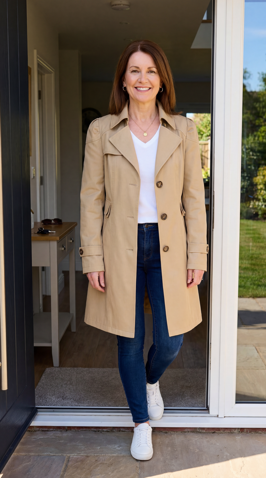 Women's Tailored Trench Coat – Timeless Style