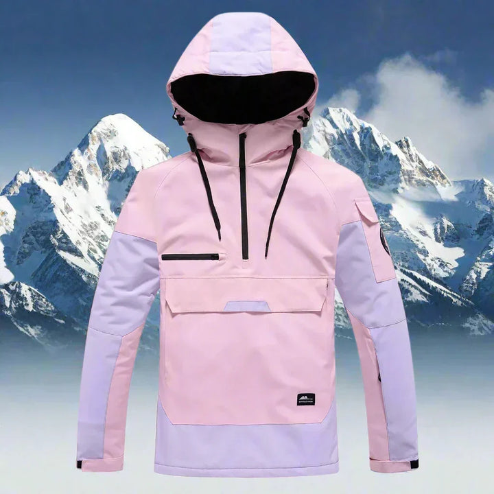 Unisex Hooded Ski Jacket – Water-Resistant & Windproof