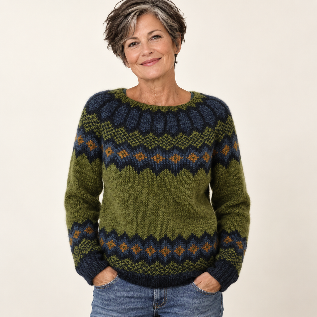 Anita | Comfortable Retro Jumper