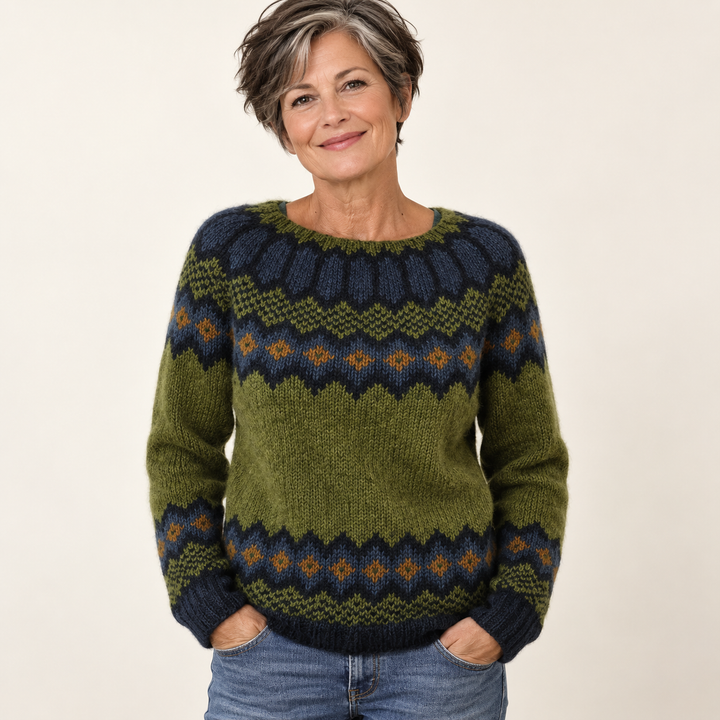 Anita | Comfortable Retro Jumper