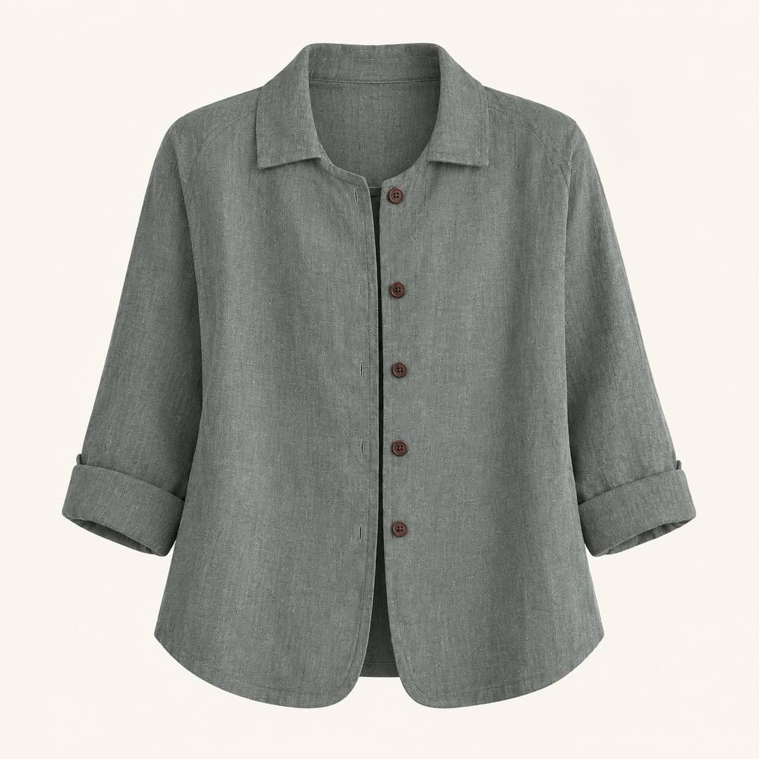 Anthea Grey-Green Blouse - product only