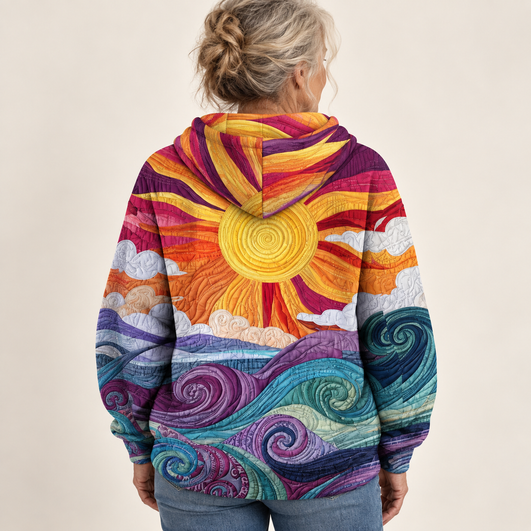 Auralei Sunburst Hoodie back view