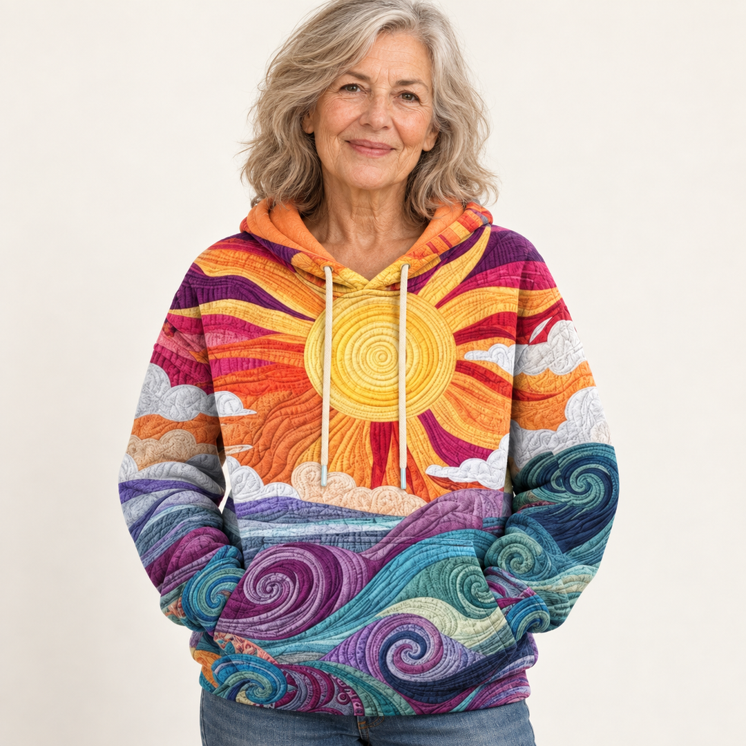 Auralei Sunburst Hoodie front view