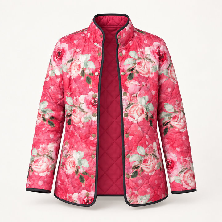 Beatrice quilted jacket product-only front view