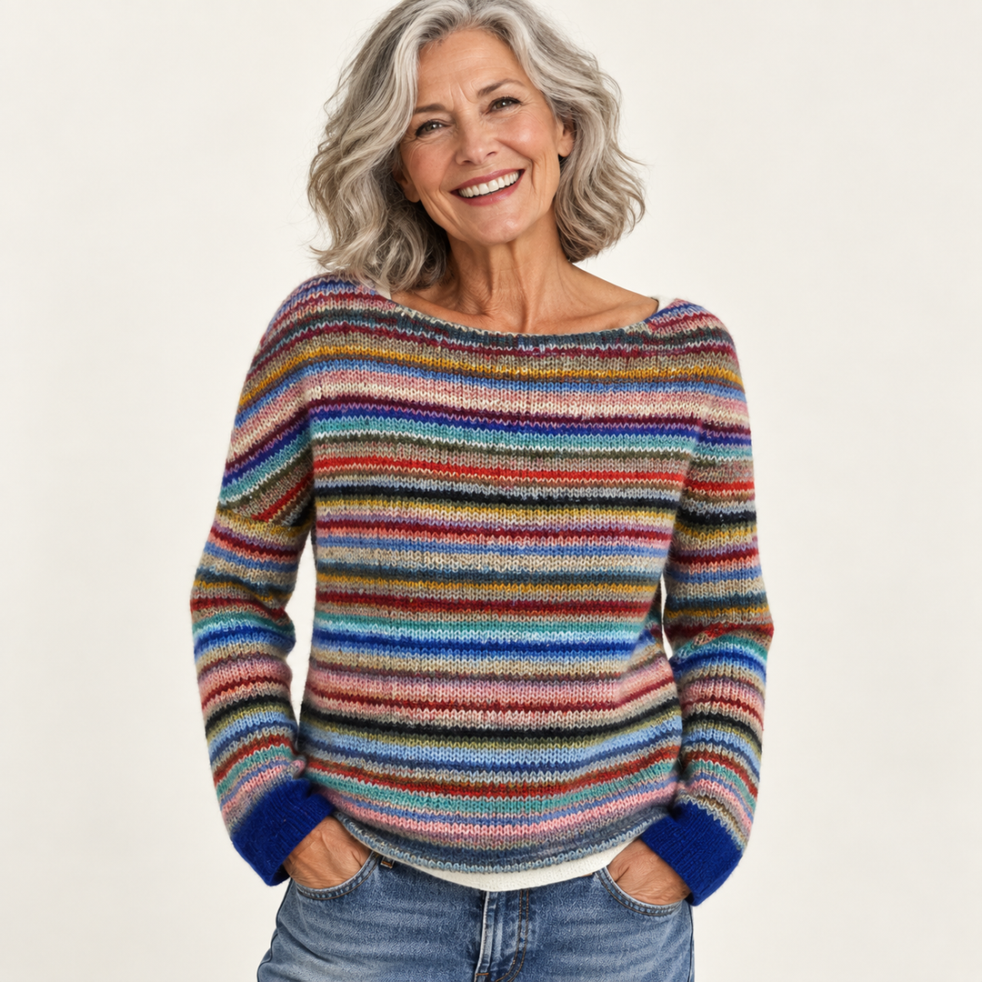 Brigitte | Printed Chic Jumper