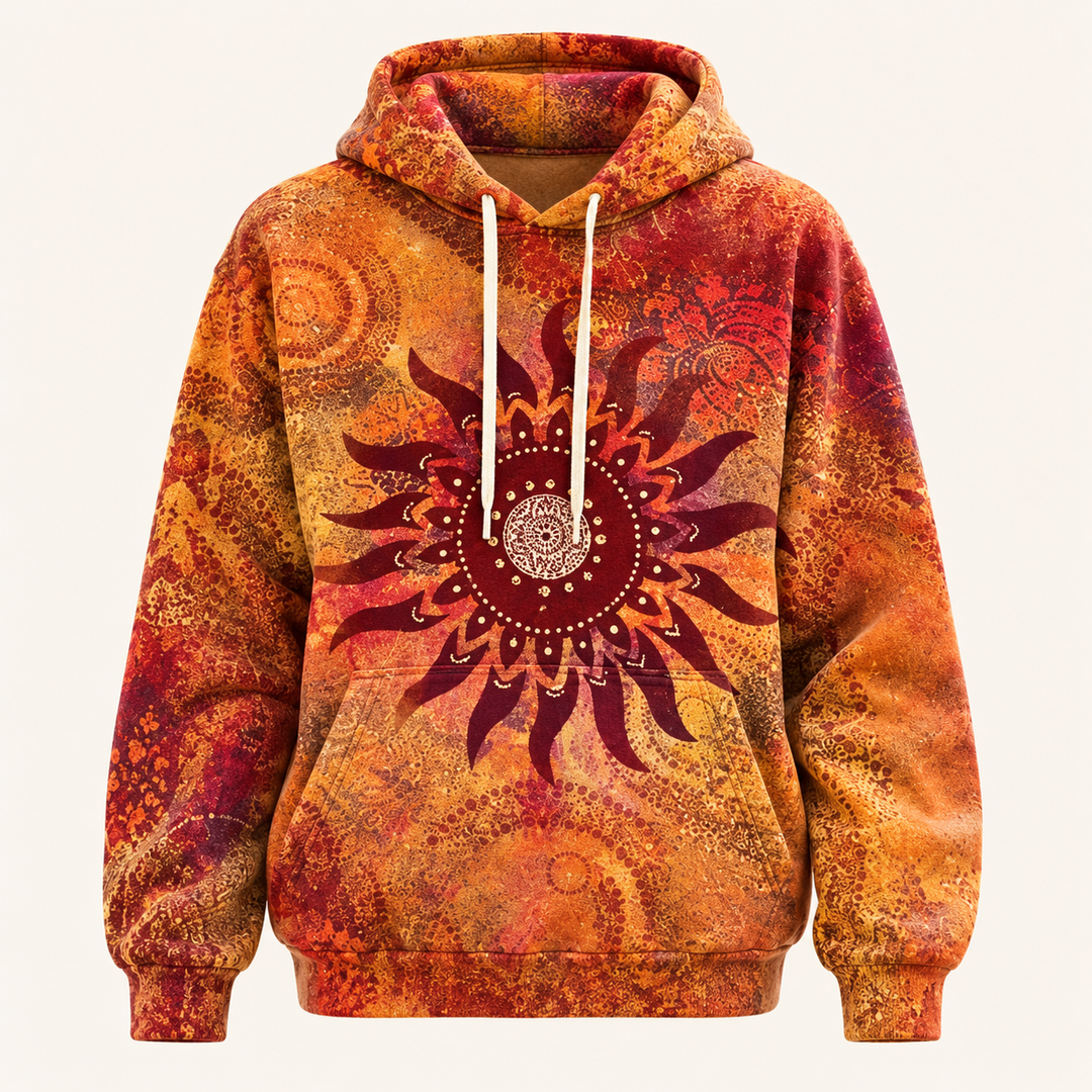 Brisenna Rainbow Sunburst Hoodie product view