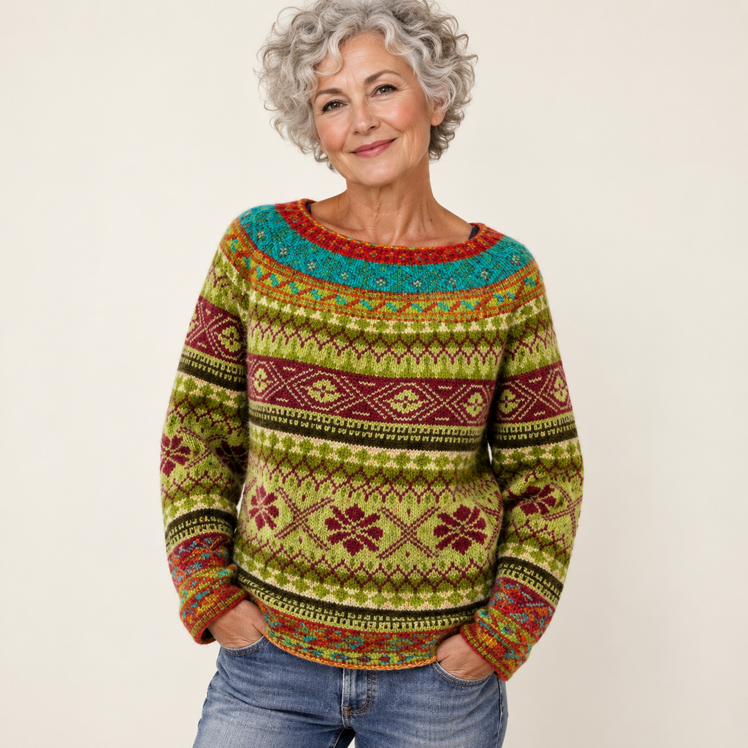 Cara | Elegant Hand-Knitted Jumper