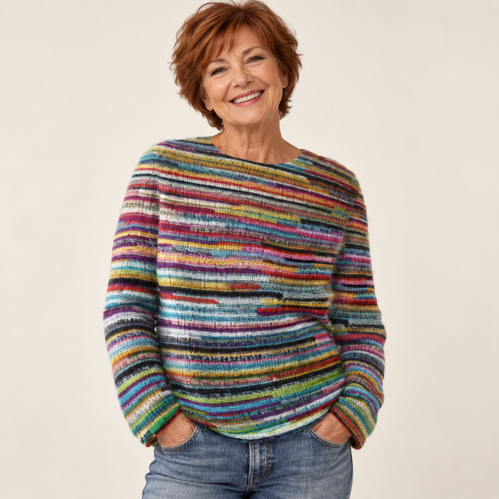 Carola | Casual patterned knitted jumper