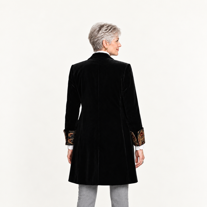 The Clarissa Longline Blazer - studio back v2