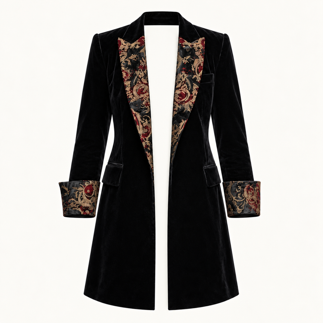 The Clarissa Longline Blazer - product only front