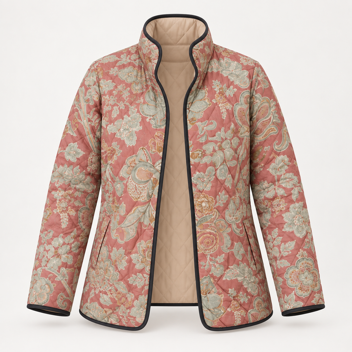 Cordelia quilted jacket product-only front view