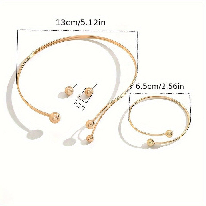 MODERN GEOMETRIC JEWELRY SET