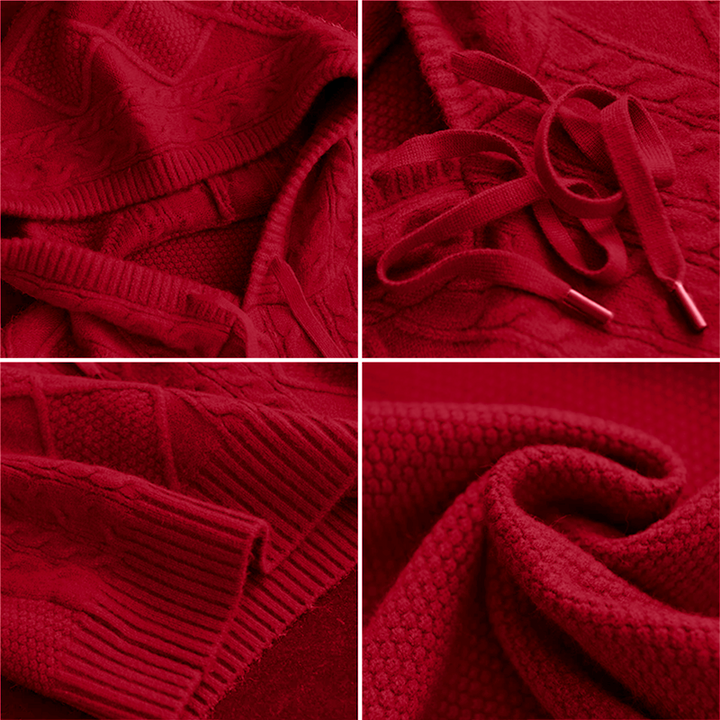 WARRINA | JACQUARD HOODED JUMPER