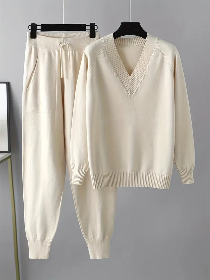 Evaris | Long Sleeve Two-Piece Set