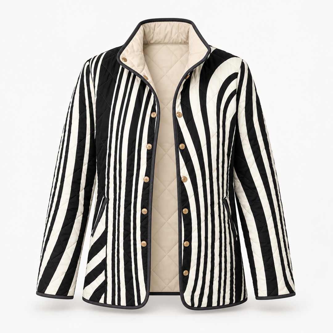 Edith quilted jacket product-only front view
