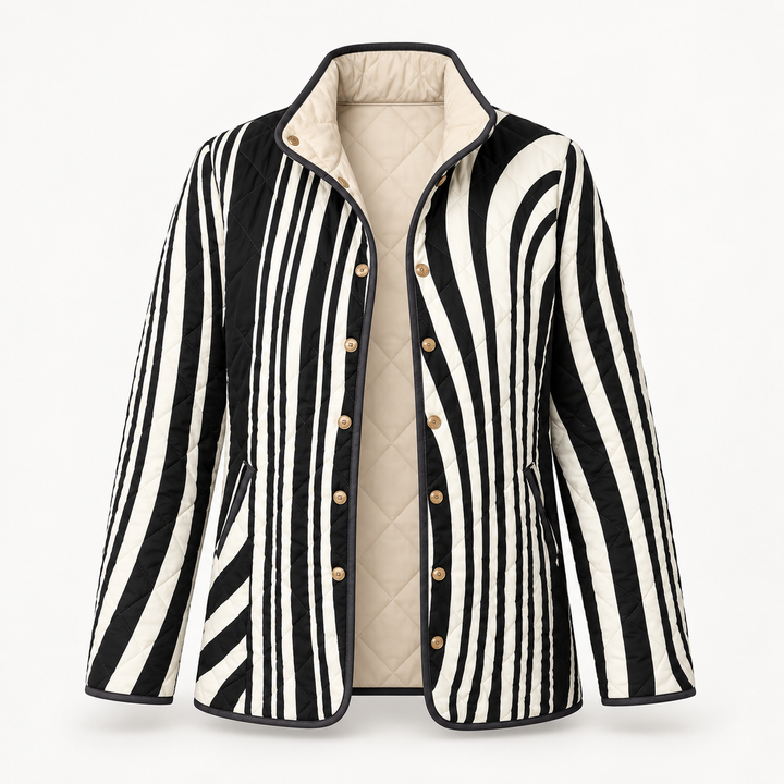 Edith quilted jacket product-only front view