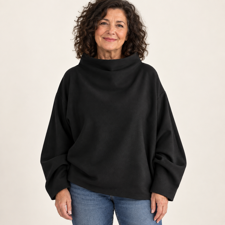 Elly | Warm Top with High Collar