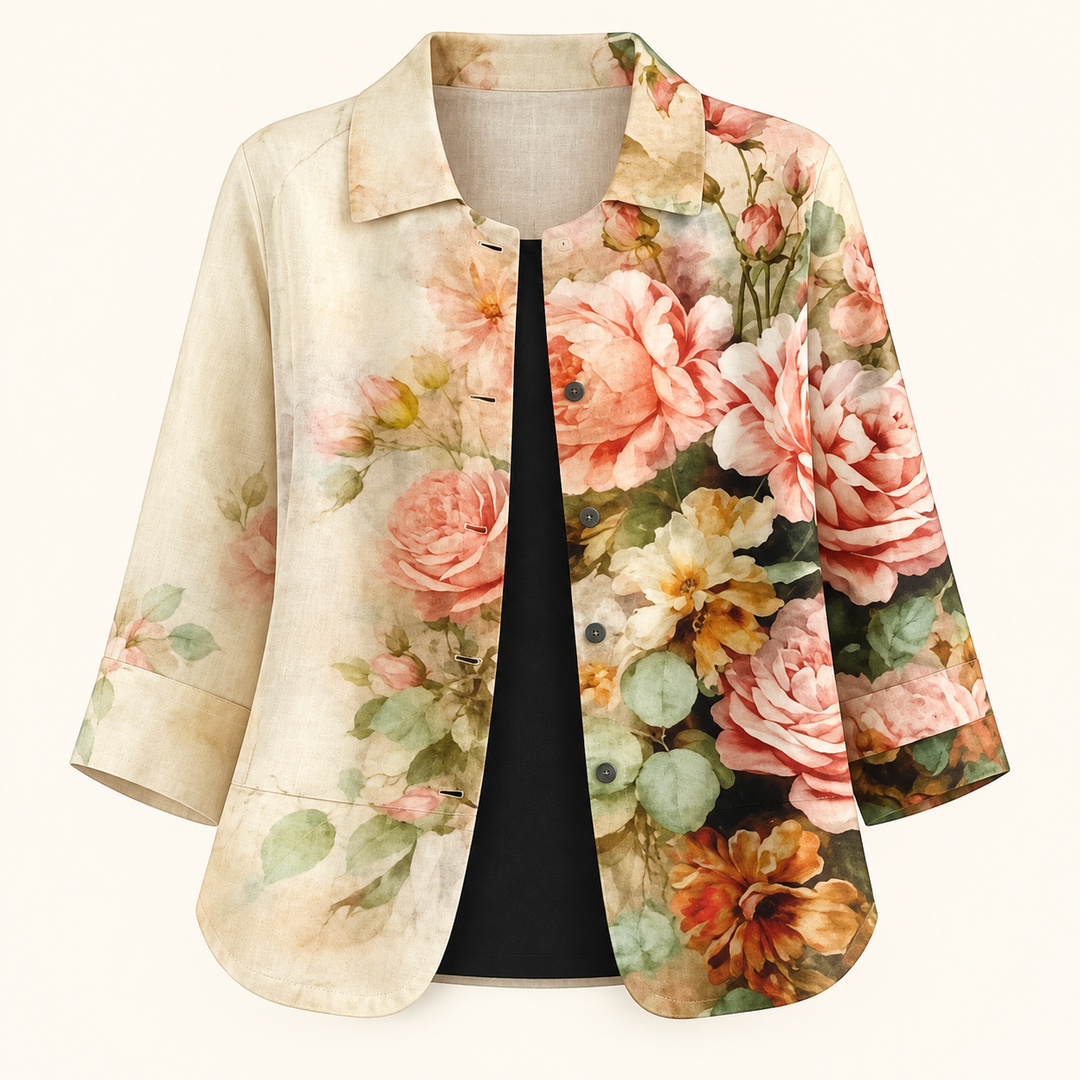 Emmeline Apricot Rose Blouse product only