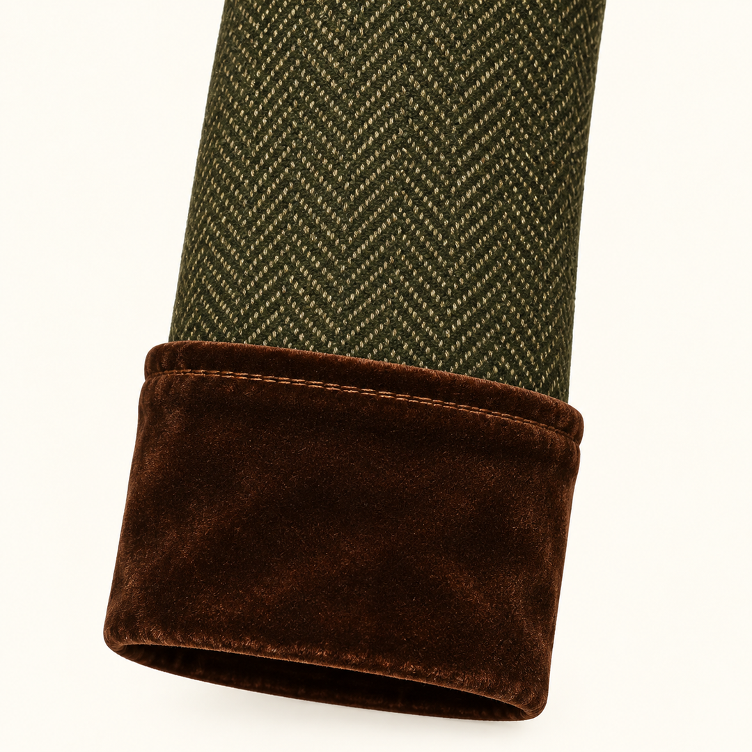 The Evangeline - fabric and finishing detail