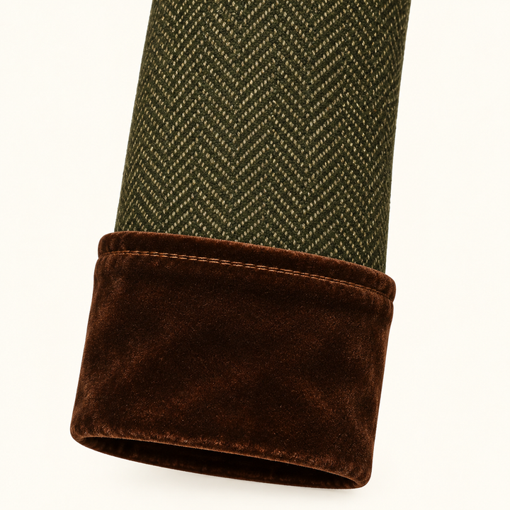 The Evangeline - fabric and finishing detail