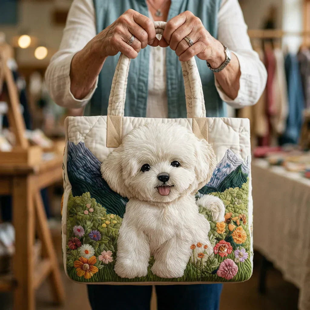 Artisan Quilted Bag - Enchanted Canine Design