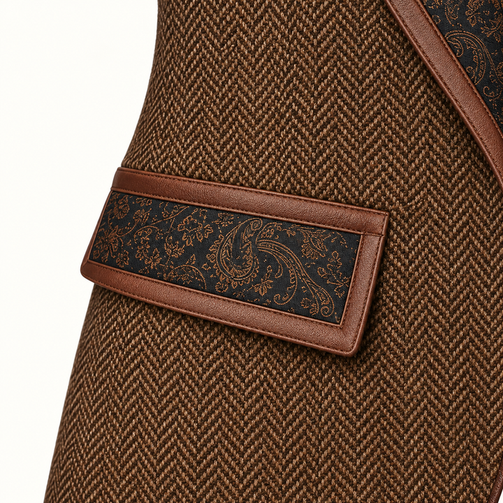 The Georgette - fabric and finishing detail