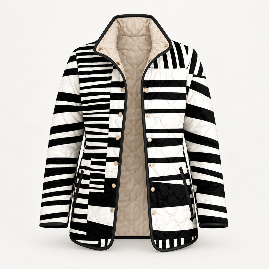 Georgina quilted jacket product-only front view