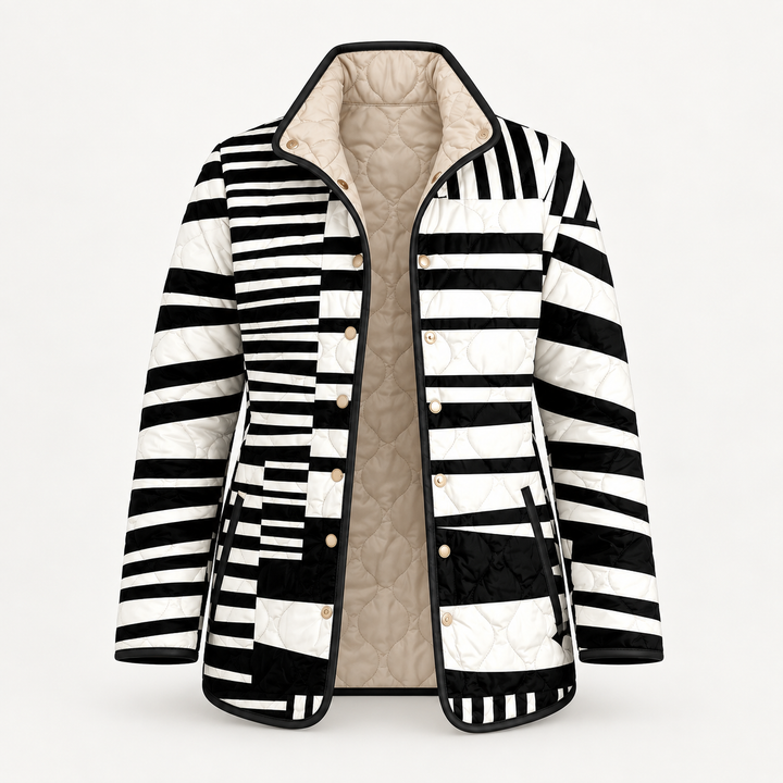 Georgina quilted jacket product-only front view