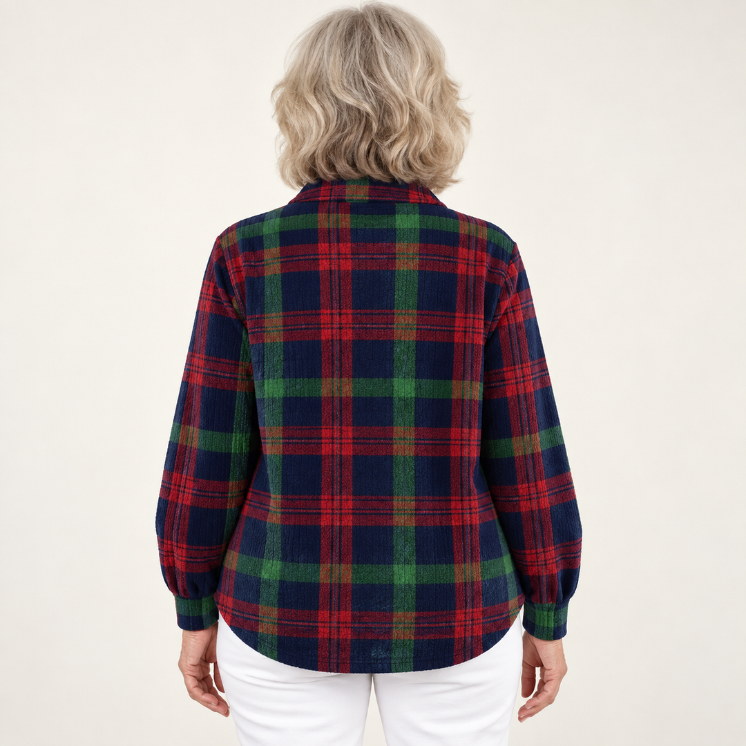 GUNELLE blouse — inferred back view on mature model