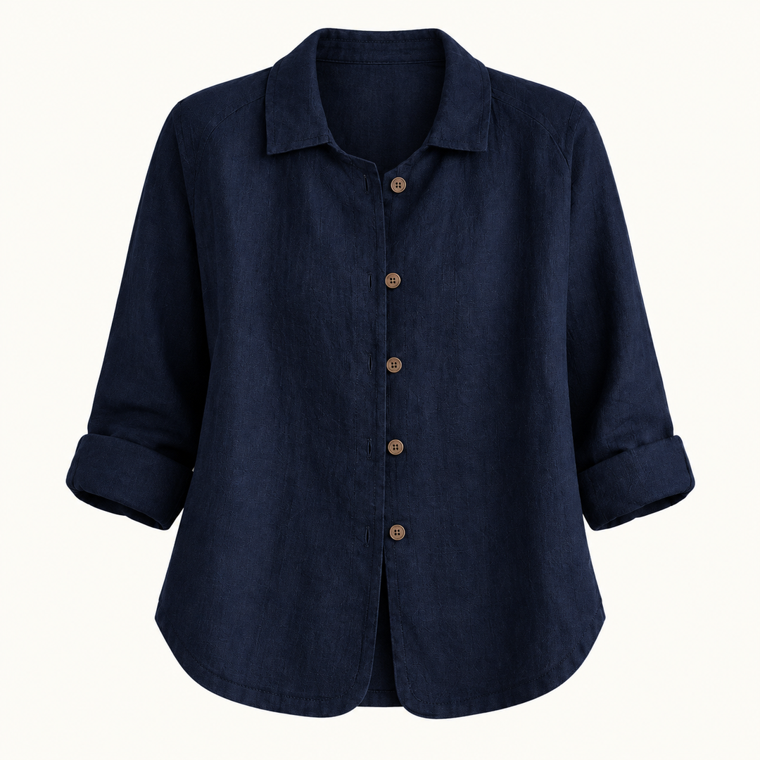 Gwendolyn Navy Blouse product only