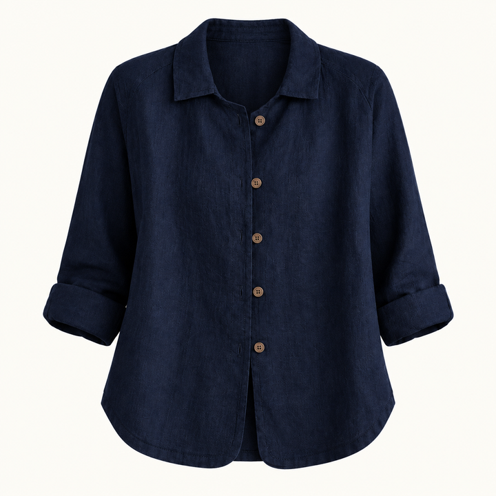 Gwendolyn Navy Blouse product only