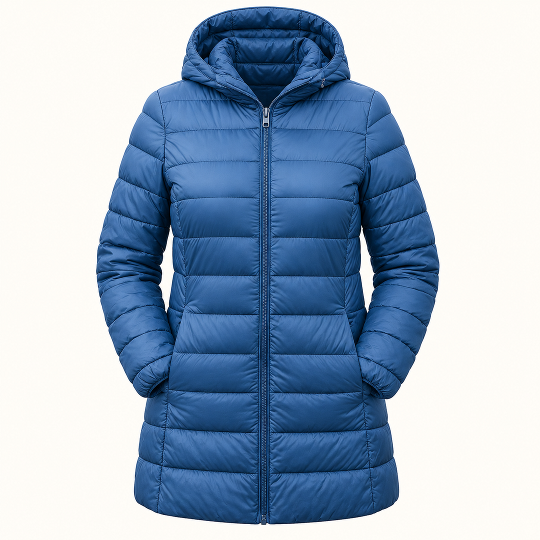 HELSA Indigo padded jacket isolated product view