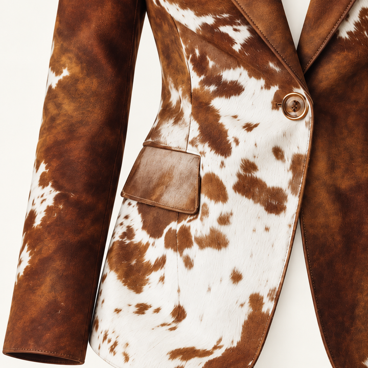 The Hester Blazer - fabric and finishing detail