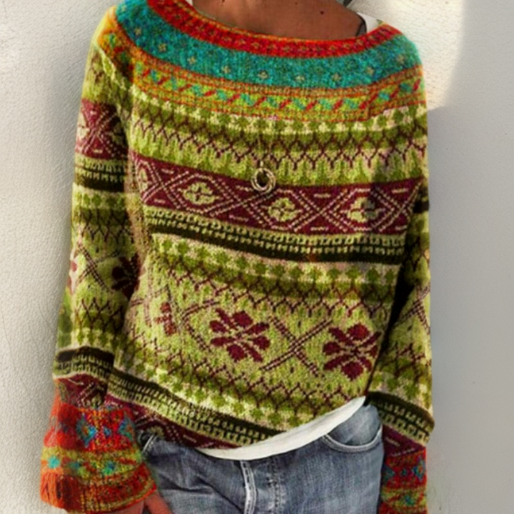Cara | Elegant Hand-Knitted Jumper