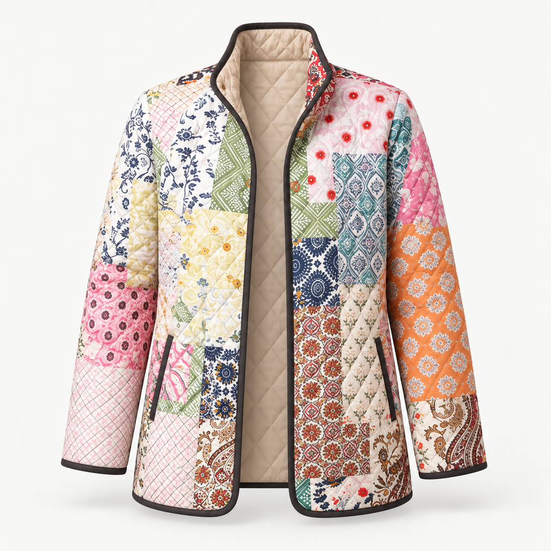 Imogen quilted jacket product-only front view
