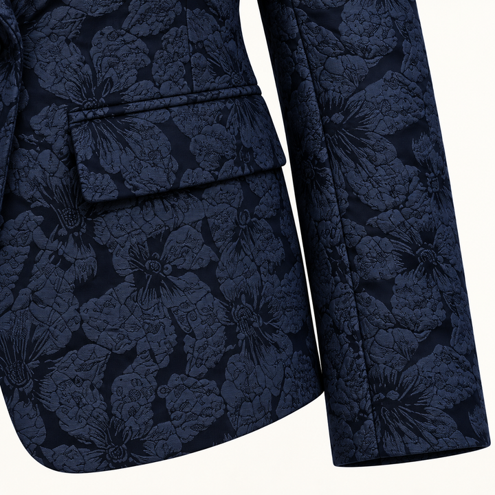 The Loretta - fabric and finishing detail
