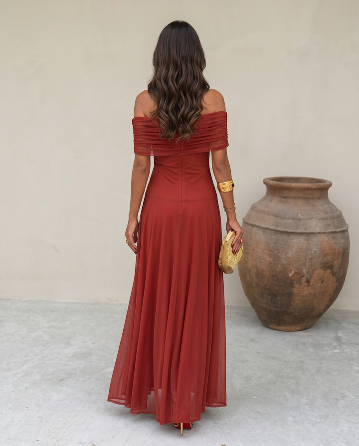 Toledo Dress in Red