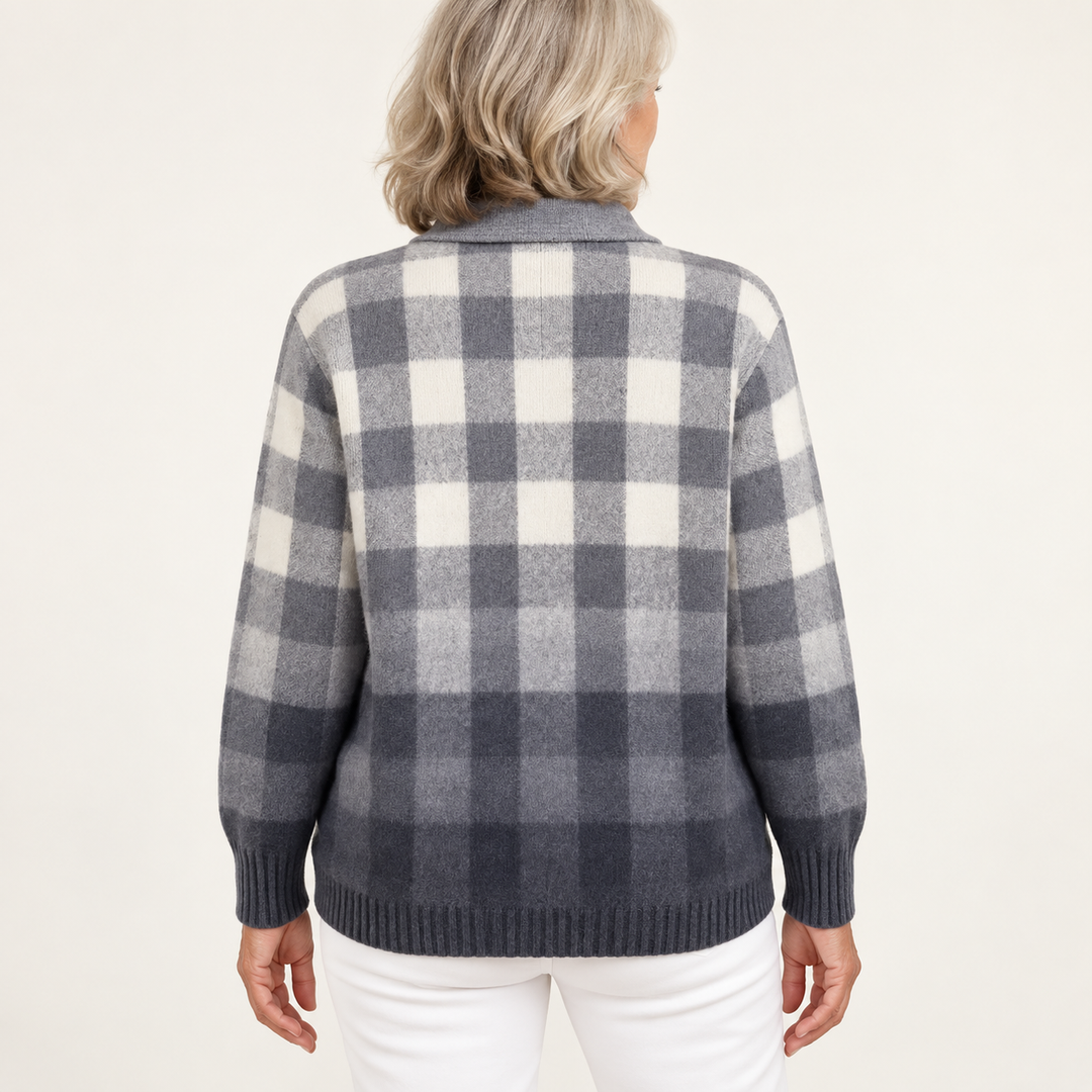 MARIELLE blouse — inferred back view on mature model