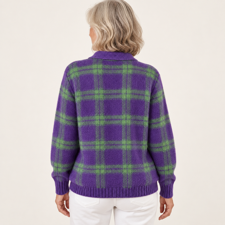 MARILOU blouse — inferred back view on mature model