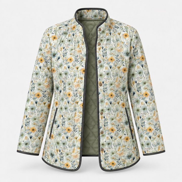 Maud quilted jacket product-only front view