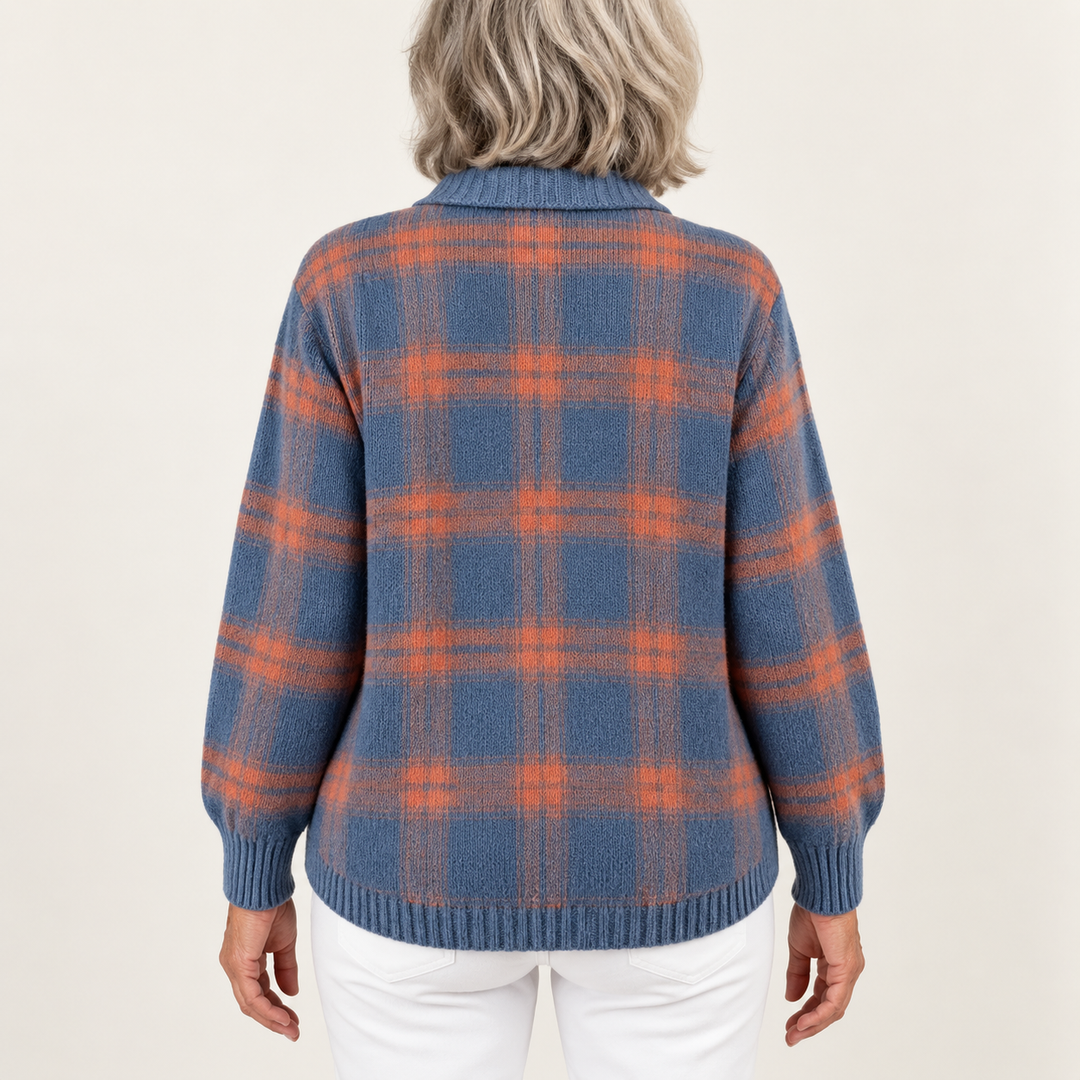 MIRELLA blouse — inferred back view on mature model