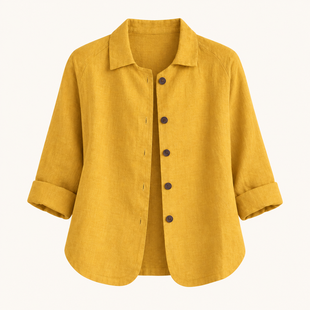 Octavia Ochre Blouse product only