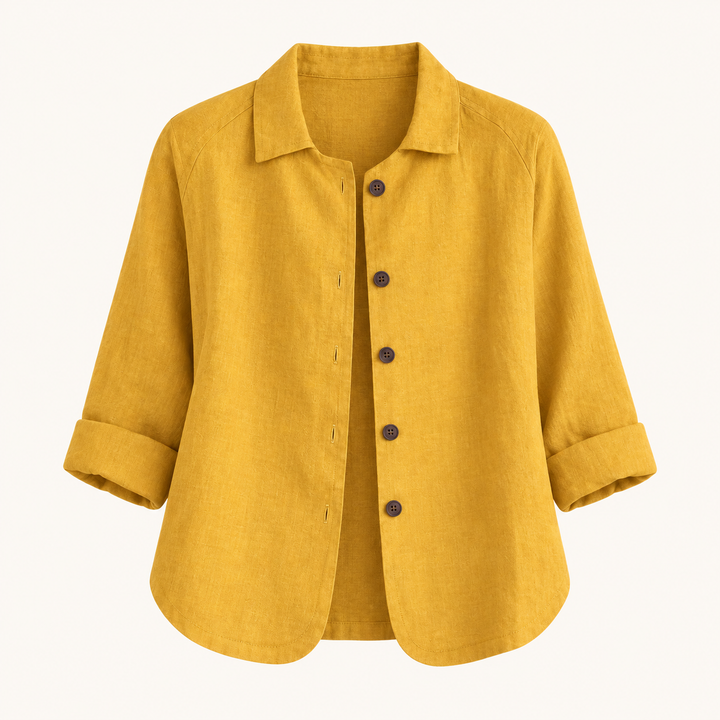 Octavia Ochre Blouse product only