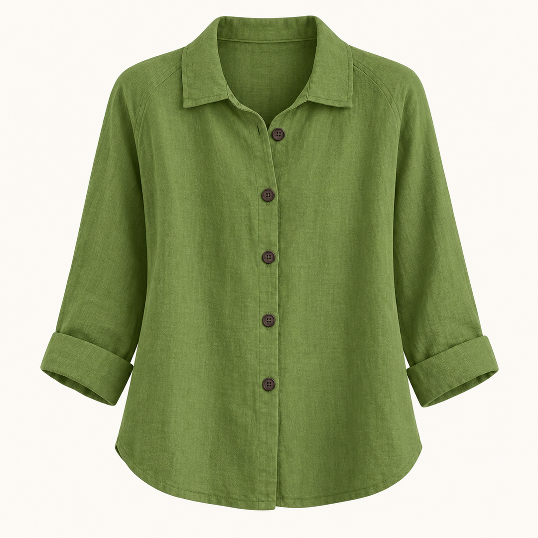 Priscilla Moss Green Blouse product only