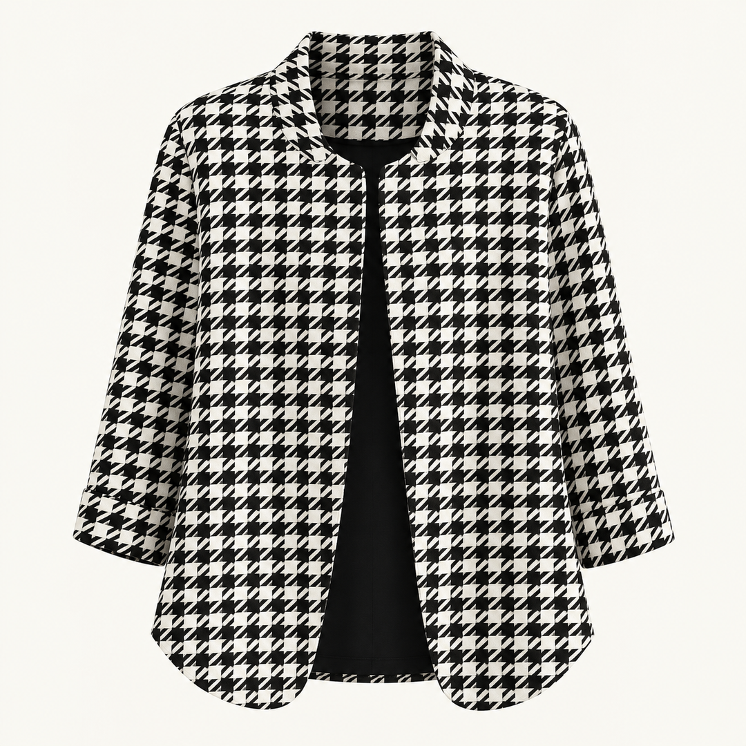Prudence Houndstooth Blouse product view